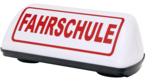 Dachschild Fahrschule